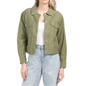 Lucky‎ Brand NWT Women’s Army Green Utility Jacket   Sz S
